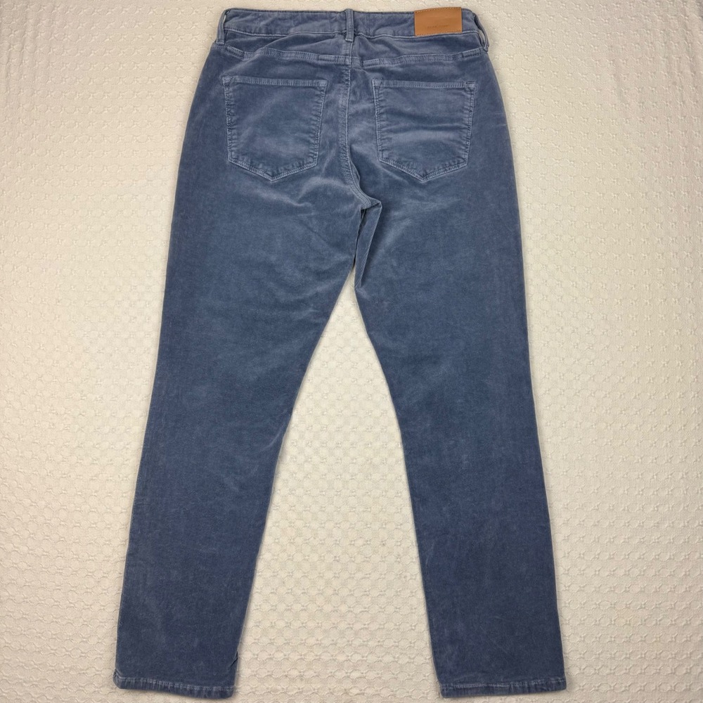 Dear John Blaire Straight Corduroy Pants Womens Size 28 Dusty Blue Stretch - Picture 3 of 11